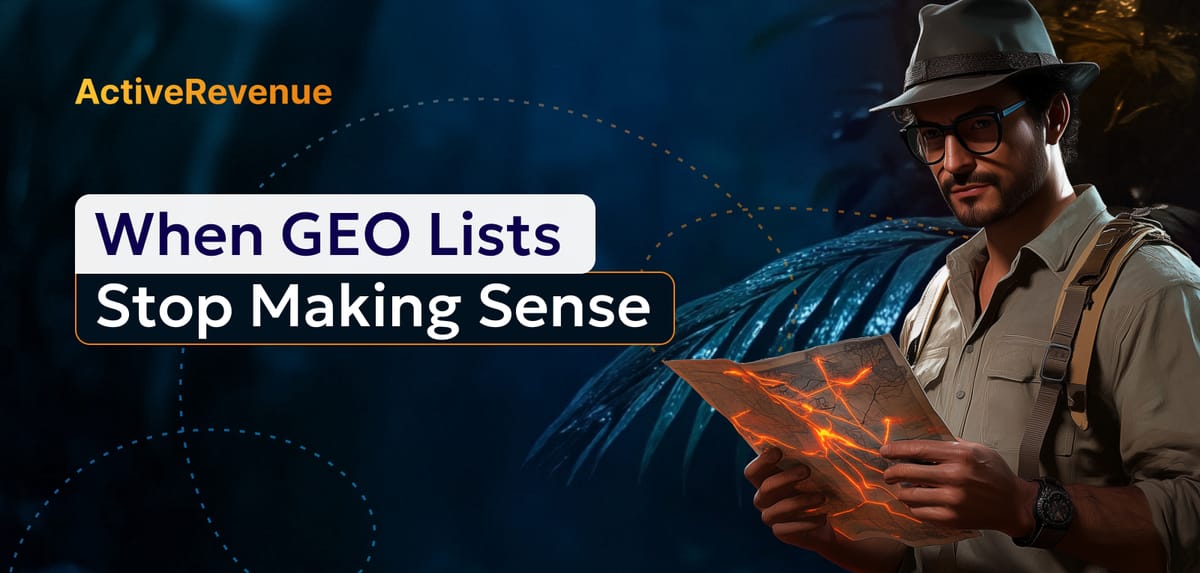 An explorer looking at a map symbolizing how GEO lists stop working in affiliate marketing