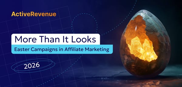 Cracked Easter egg with glowing core symbolizing hidden value and opportunity in affiliate marketing campaigns